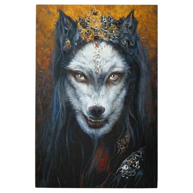 Retrato de arte digital de un Poster Metalizado de (Anverso)