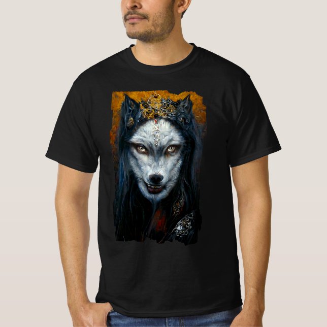 Retrato de arte digital de una camiseta de Werewol (Anverso)
