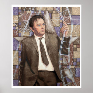 Retrato de arte fino de Old Hollywood Star Actor