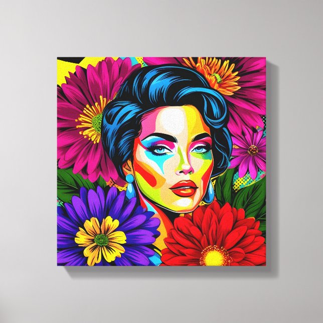 retrato de arte pop  (Anverso)