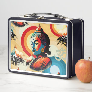 Retrato de arte pop de Buddha Lord Retro