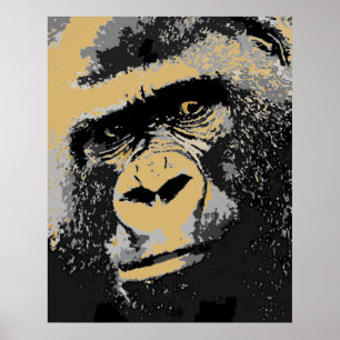 Retrato de arte pop de la impresión de Poster de g