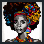 Retrato de arte pop de un Chica africano de los añ<br><div class="desc">"Experimenta la esencia de la cultura de los años 80 con este retrato de arte pop audaz y vibrante. Esta obra de arte única captura la moda icónica y el estilo personal de la época, con trazos audaces y colores brillantes que la convierten en un complemento imprescindible de cualquier colección...</div>