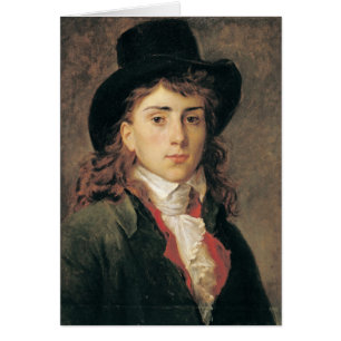 Retrato de barón Antoine Jean Gros envejecido 20
