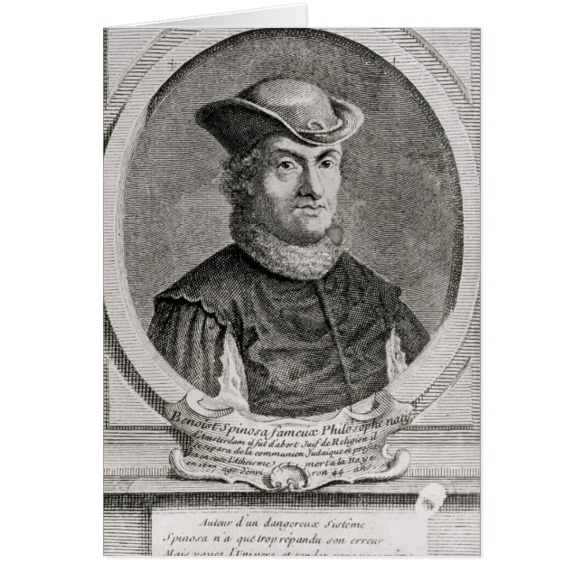 Retrato de Baruch o de Benedicto Spinoza (Frente)