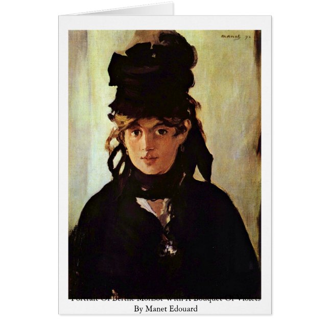 Retrato de Berthe Morisot (Frente)