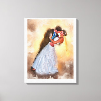 retrato de boda personalizado, arte de regalo pers