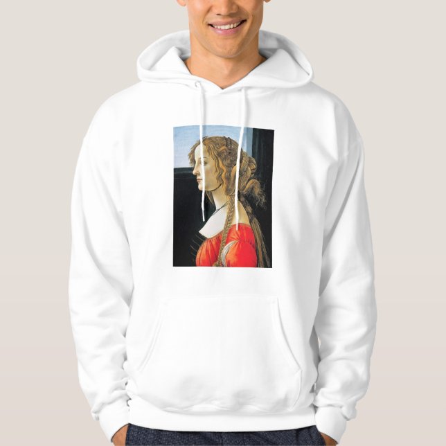 Retrato de Botticelli de una sudadera con capucha (Anverso)