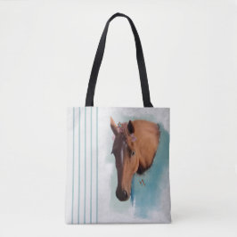 Retrato de caballo - Bolsa de tote