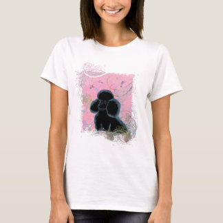 Retrato de cangrejo negro con camiseta de caramelo