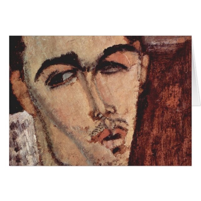 Retrato de Celso Lagar - Amedeo Modigliani (Anverso (Horizontal))