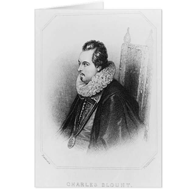 Retrato de Charles Blount Octavo Conde de (Frente)