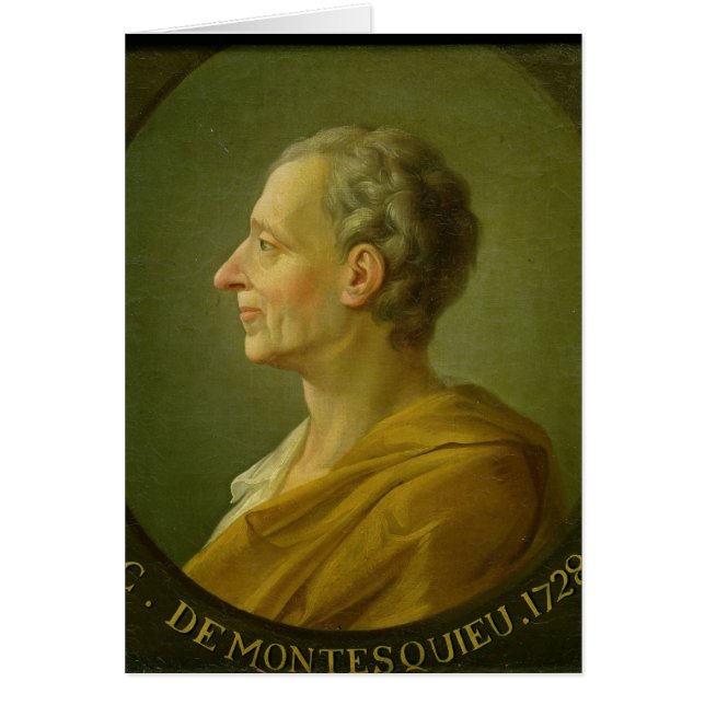 Retrato de Charles de Montesquieu (Frente)