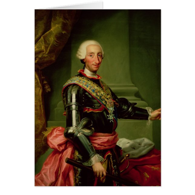 Retrato de Charles III c.1761 (Frente)