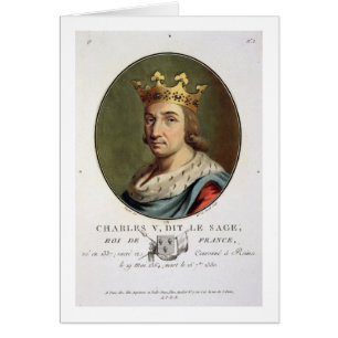 Retrato de Charles V, llamado "" el rey sabio de F