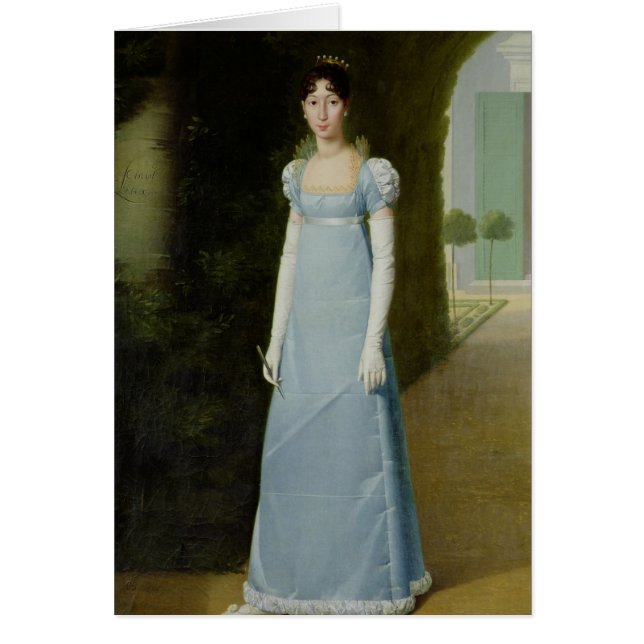 Retrato de Charlotte Bonaparte 1808 (Frente)
