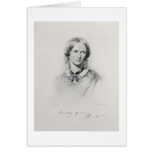 Retrato de Charlotte Bronte, grabado por Walker a