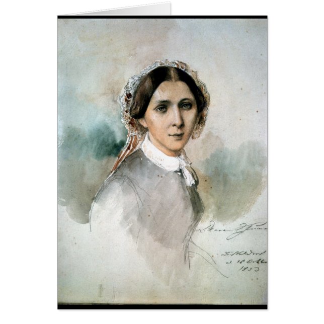 Retrato de Clara Schumann 1853 (Frente)