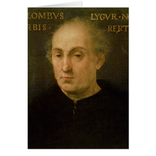 Retrato de Cristóbal Colón (Frente)