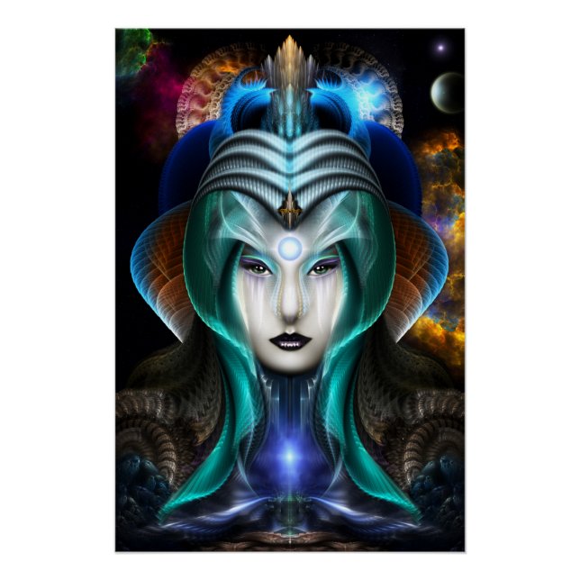 Retrato De Cyiria Poster Perfecto (Anverso)