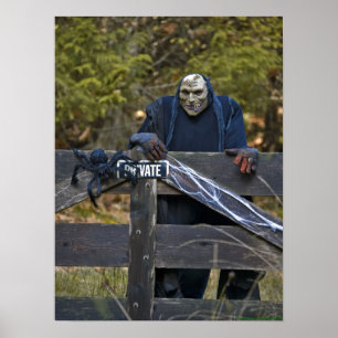 Retrato de duende de Halloween - Impresión de arte