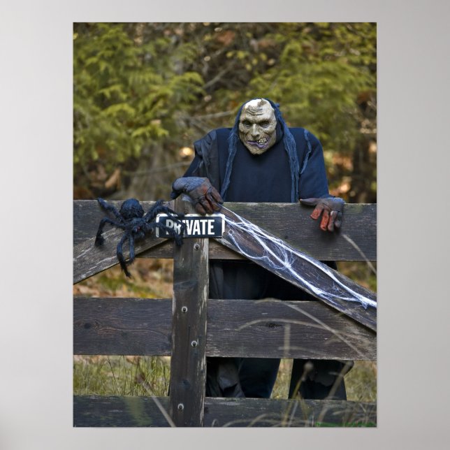 Retrato de duende de Halloween - Impresión de arte (Frente)