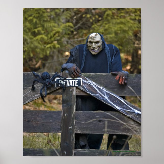 Retrato de duende de Halloween - Impresión de arte (Frente)