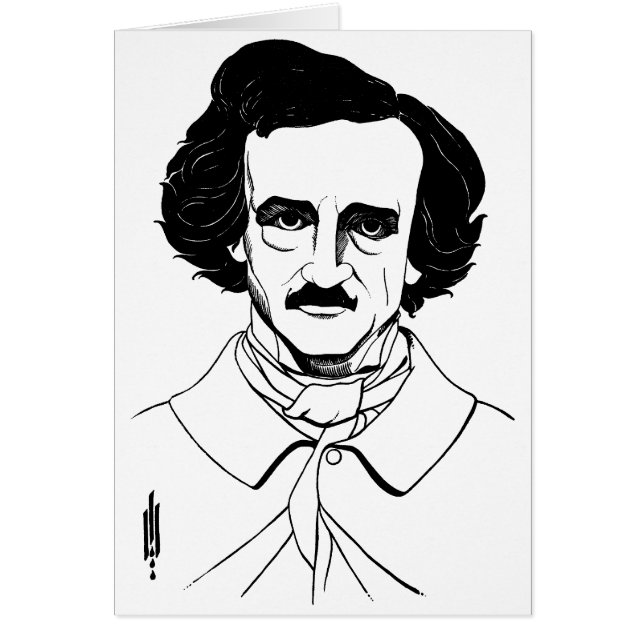Retrato de Edgar Allan Poe (Frente)