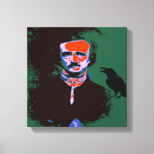 Retrato de Edgar Allan Poe en Arte Pop