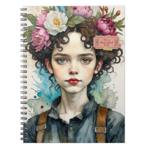 Retrato de Edith Cuaderno It's A Beautiful Life