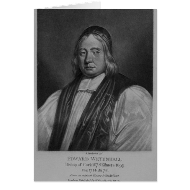 Retrato de Edward Wetenhall (Frente)