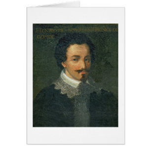 Retrato de Enrique I de Borbón Conde (aceite en e