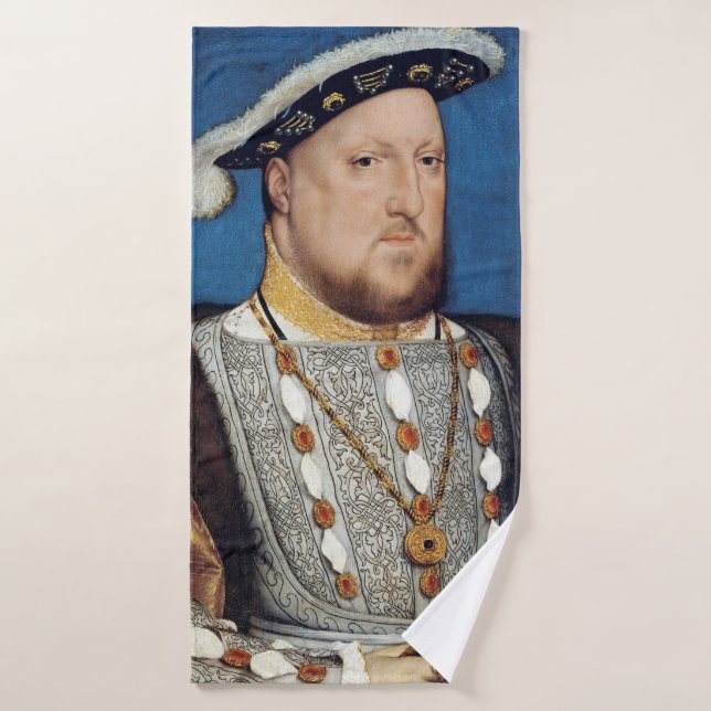 Retrato de Enrique VIII de Inglaterra, Holbein (Toalla de baño)