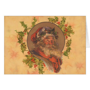 Retrato de época de los Navidades de Santa Claus