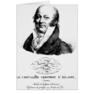 Retrato de Etienne Geoffroy Santo-Hilario