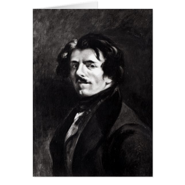 Retrato de Eugene Delacroix (Frente)