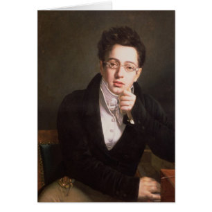 Retrato de Franz Schubert , compositor austriaco