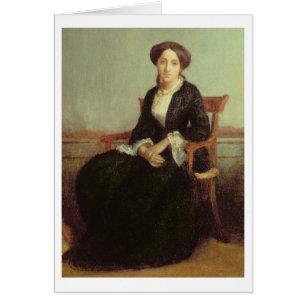 Retrato de Genevieve Celine, 1850 (aceite en lona)