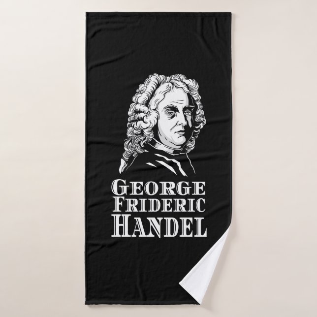 Retrato de George Frideric Handel (Toalla de baño)