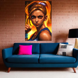 Retrato de guerrera | Arte IA