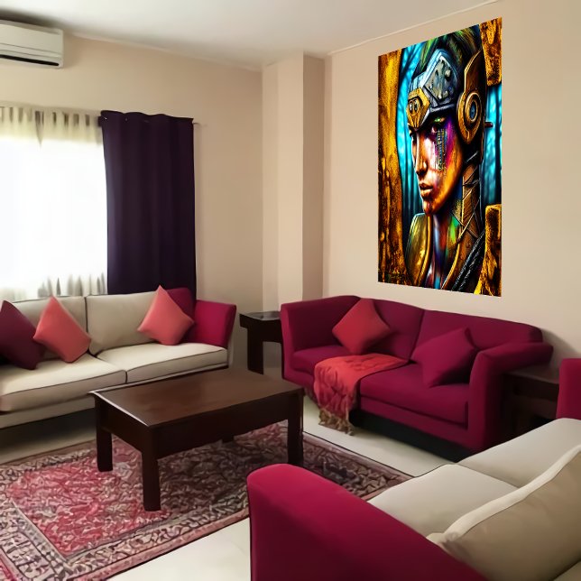 Retrato de guerrero de Guay | Poster de arte de IA (Subido por el creador)