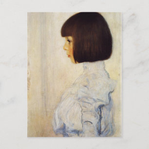 Retrato de Gustav Klimt de la postal de Helene Kli