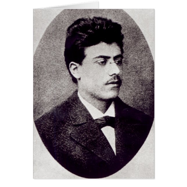 Retrato de Gustav Mahler, 1878 (Frente)