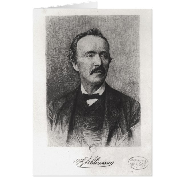 Retrato de Heinrich Schliemann (Frente)