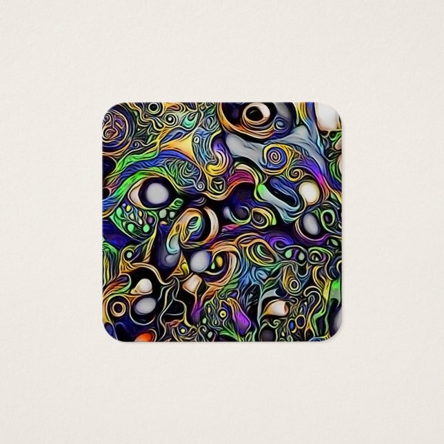 Retrato de hombre abstracto (Anverso)