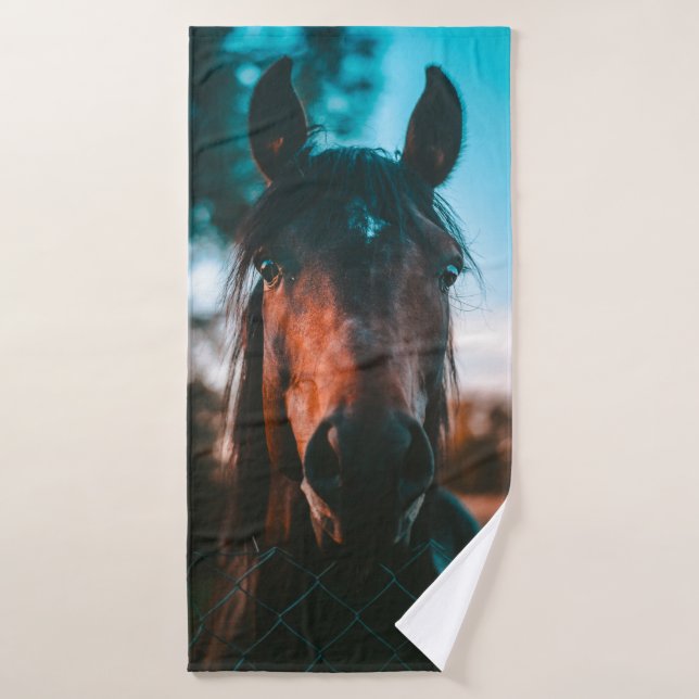 RETRATO DE HORSE (Toalla de baño)