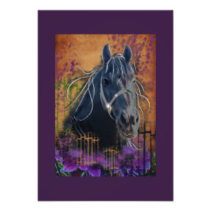 Retrato de Horse DIAMOND - Impresión fotográfica