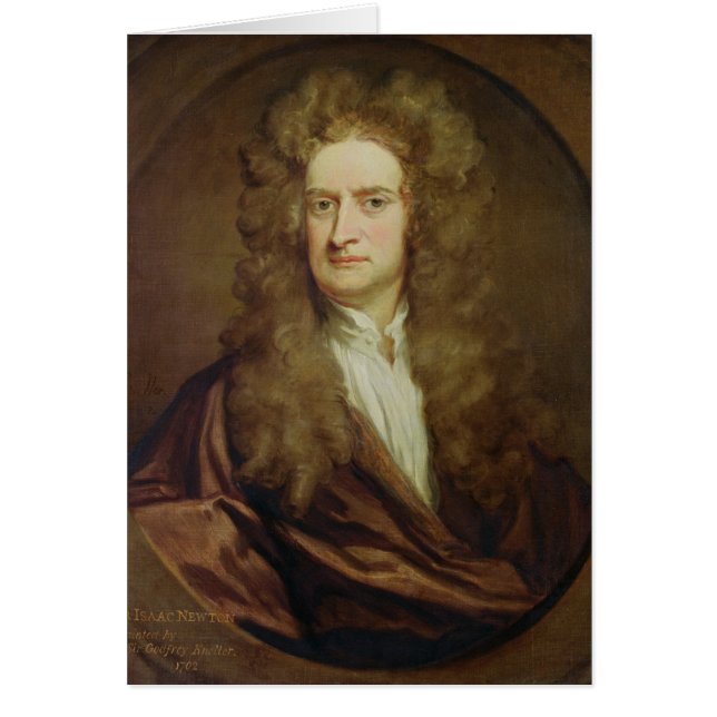 Retrato de Isaac Newton 1702 (Frente)