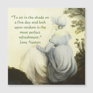 Retrato de Jane Austen + cita