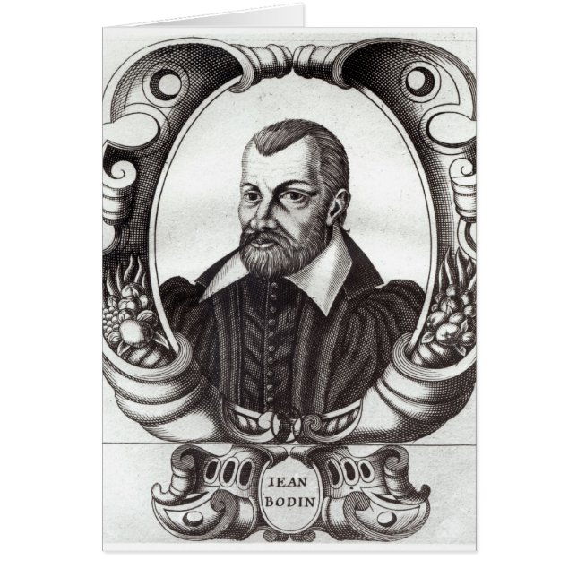 Retrato de Jean Bodin (Frente)
